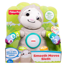 Load image into Gallery viewer, Fisher-Price Linkimals Smooth Moves Sloth with Musical Moose Baby Toy
