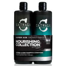 Load image into Gallery viewer, Catwalk by Tigi Oatmeal &amp; Honey Nourishing Shampoo and Conditioner 2x750ml, 1PK