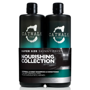 Catwalk by Tigi Oatmeal & Honey Nourishing Shampoo and Conditioner 2x750ml, 1PK
