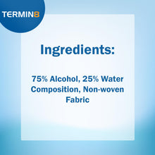 Load image into Gallery viewer, Termin8 Anti-bacterial Hand and Surface Wipes, 1 Pack of 50 Wipes