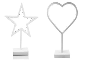LED Star and Heart Decorative Light