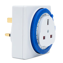 Load image into Gallery viewer, Status 24 Hour Segment Square Timer Switch - White