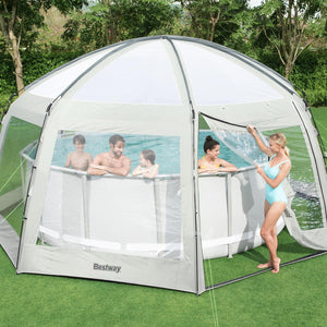 Bestway 19'8" x 19'8" x 9'8" / 6.00m x6.00mx2.95m Round Dome for Swimming Pools