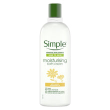 Load image into Gallery viewer, 3xof400ml Simple Kind to Skin Moisturising Bath Cream with Natural Chamomile Oil