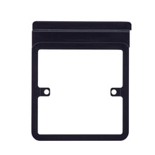 Load image into Gallery viewer, Schneider Electric Lisse Screwless Socket Surround + Holder GGBLSHF1GBS Black