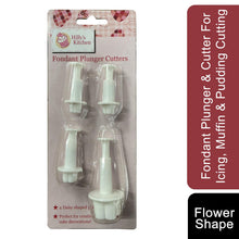 Load image into Gallery viewer, Fondant Plunger &amp; Cutter For Icing, Muffin &amp; Pudding Cutting, Flower Shape