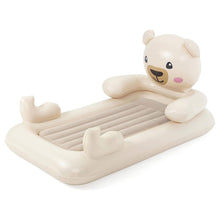 Load image into Gallery viewer, Bestway Children&#39;s DreamChaser Teddy Bear Soft Airbed, 74&quot; x 43&quot; x 35&quot;, 3+ Years