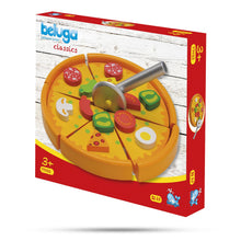 Load image into Gallery viewer, Beluga Classics Wooden Pizza with Toppings Toy Set for kids, Pack of 1