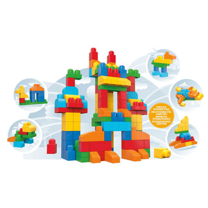 Mega Bloks First Builders Deluxe Building Construction Bag with 150 Colours