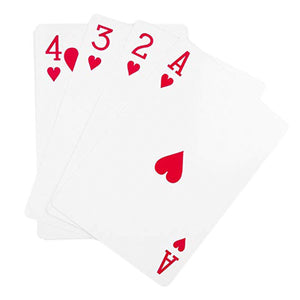Jumbo-Sized Family Garden Outdoor Summer Games - Giant Playing Cards Game