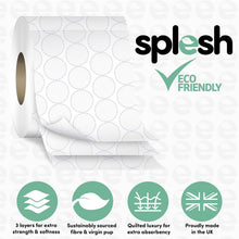 Load image into Gallery viewer, Splesh Toilet Roll, Soft &amp; Quilted Eco-Friendly, White, 60 Rolls