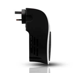 Aquarius Ceramic Plug Heater, Adjustable thermostat, 12 Hour Timer & LED Display