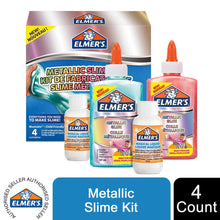 Load image into Gallery viewer, Elmer’s Slime Kit Metallic 4pcs Set Including Metallic PVA Glue &amp; Magical Liquid