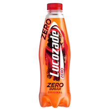 Load image into Gallery viewer, 12 Pack of 900ml Lucozade Zero Original Sugar-Free Sparkling Energy Drink