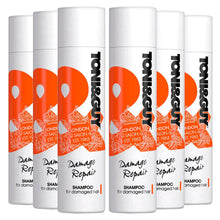 Load image into Gallery viewer, 6 Pack of 250ml Toni &amp; Guy Fibre Strengthening Shampoo for All Types of Hair
