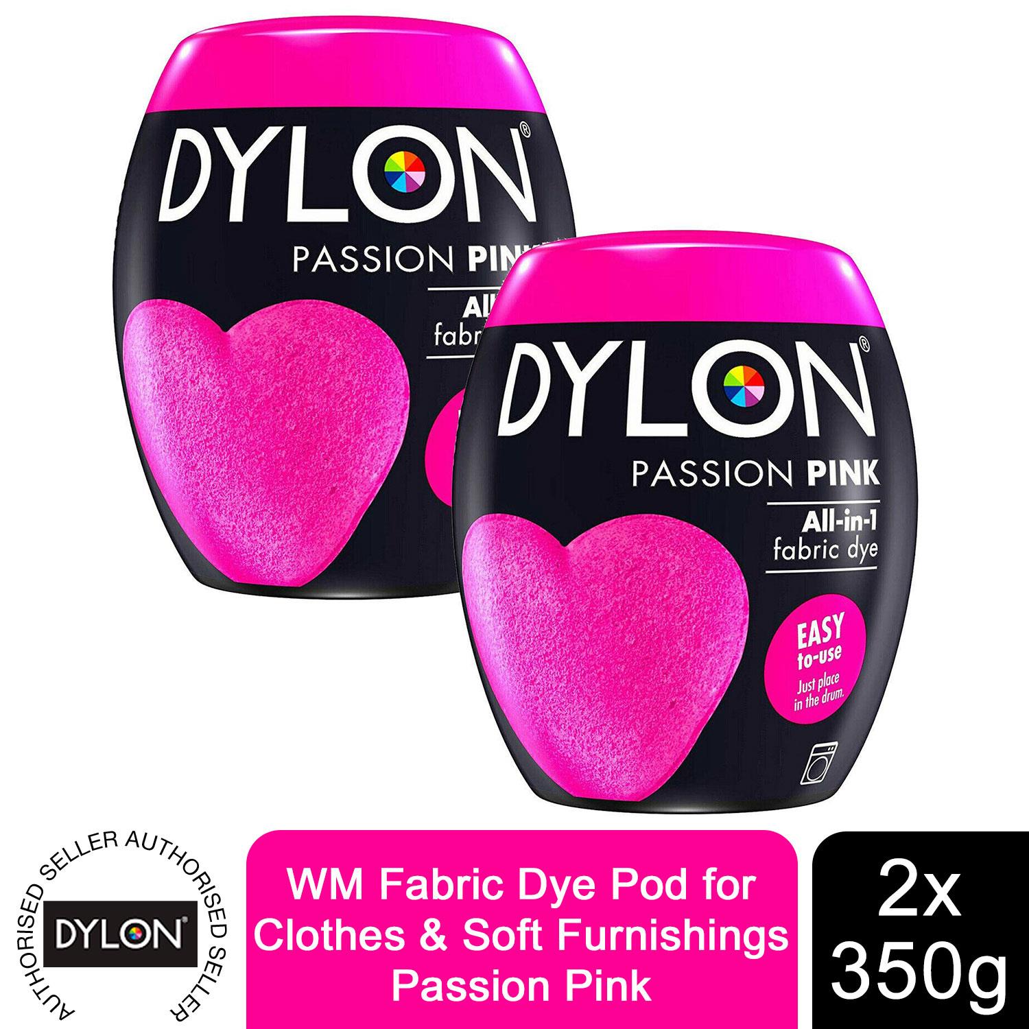 Dylon Passion Pink Fabric Dye Pod 350g