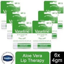 Load image into Gallery viewer, 6x of 4gm Vaseline Lip Therapy Moisture Balm Sticks, Choose your Fragrance