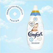 Load image into Gallery viewer, 3pk 85 Washes Comfort Intense Pure Fabric Conditioners 900ml, Total 510W