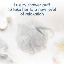 Load image into Gallery viewer, Dove Blissfully Relaxing Body Wash 2pcs Gift Set For Her with Shower Puff