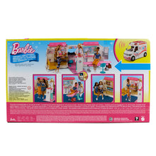 Load image into Gallery viewer, Barbie® Careers Care Clinic Ambulance with Accessories, Role Model, Light &amp; Sound