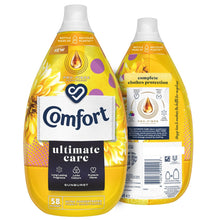 Load image into Gallery viewer, 6x of 870ml Comfort Ultimate Care Sunburst Concentrated Fabric Conditioner 58W