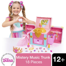 Load image into Gallery viewer, Love Diana Mystery Music Trunk for Creative Fun with 17 Hidden Accessories