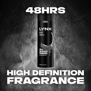 Lynx XL 48-Hour High Definition Fragrance Body Spray Deodorant, 3 Pack, 200ml