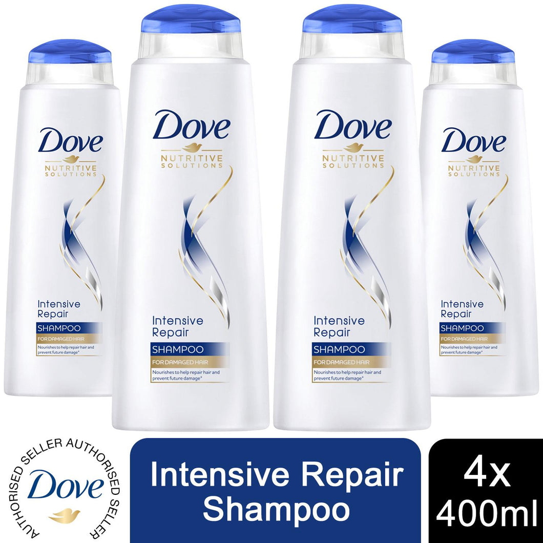 4pk of 400 Dove Nutritive Solutions Intensive Repair Shampoo for Damaged Hair