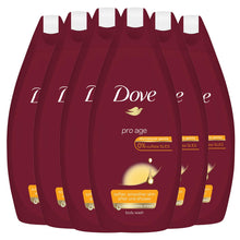 Load image into Gallery viewer, 6 Pack Dove Pro Age Body Wash with 0% Sulfate SLES, 450ml