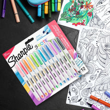 Load image into Gallery viewer, Sharpie Markers S-note Creative Chisel Tip Assorted Colours Pack of 12