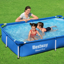 Load image into Gallery viewer, Bestway Steel Pro 7&#39;3&quot; x 59&quot; x 17&quot;/2.21m x 1.50m x 43cm Frame Swimming Pool