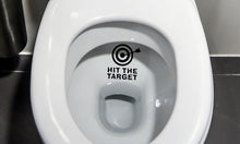 Load image into Gallery viewer, Aquarius Toilet Seat Vinyl Stickers for Standard Sized Toilets - Hit The Target