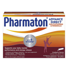 Load image into Gallery viewer, Pharmaton Advance Direct Multivitamins &amp; Minerals, Pack of 18 Sachets