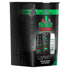 Load image into Gallery viewer, Lynx Africa Gift Set, Present For Brother, Boys And Teens With Bluetooth Speaker