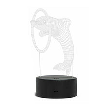 Load image into Gallery viewer, Aquarius 3D Colour Changing Hologram LED Night Light and Desk Lamp