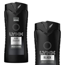 Load image into Gallery viewer, Lynx Energy Boost Shower Gel Bodywash, Black, 3 or 6 Pk, 500ml
