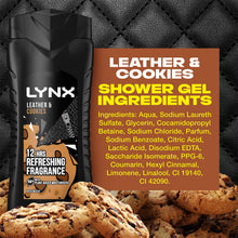 Load image into Gallery viewer, 3pk of 250ml Lynx 12hrs Refreshing Fragrance Shower Gel with 100% Moisturisers