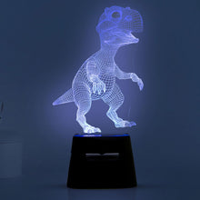 Load image into Gallery viewer, Aquarius LED 3D Colour Changing Hologram Night Light and Desk Lamp - Dinosaur