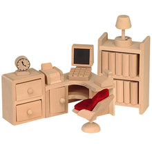 Load image into Gallery viewer, Beluga Classics Wooden Doll House Furniture For Office - 10 Pieces