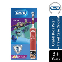 Load image into Gallery viewer, Oral-B Kids 3+ Pixar Electric Toothbrush Giftset with Travel Case