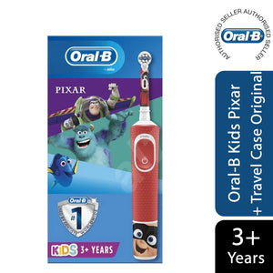 Oral-B Kids 3+ Pixar Electric Toothbrush Giftset with Travel Case