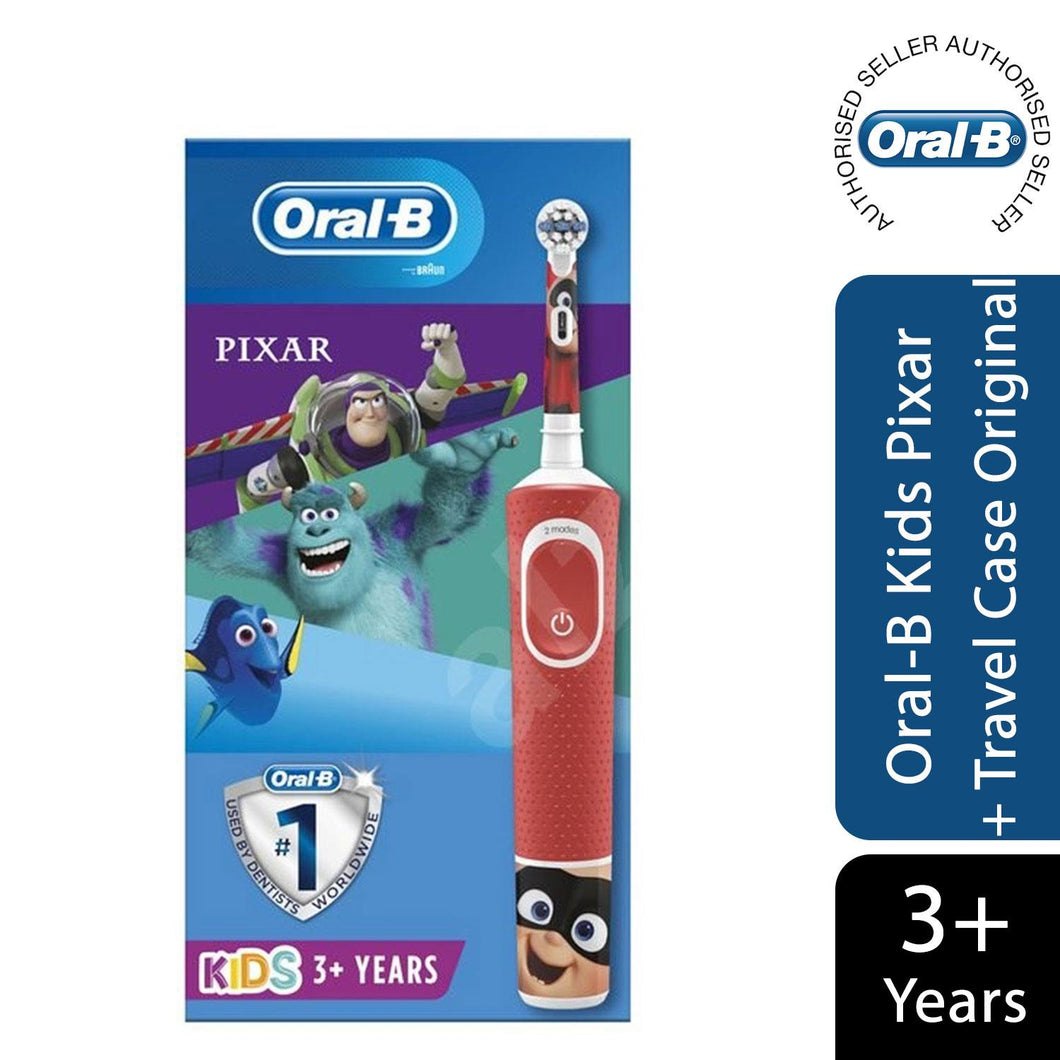 Oral-B Kids 3+ Pixar Electric Toothbrush Giftset with Travel Case