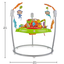 Load image into Gallery viewer, Fisher-Price Roaring Rainforest Jumperoo, with Music and Lights