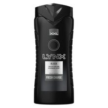 Load image into Gallery viewer, Lynx Energy Boost Shower Gel Bodywash, Black, 3 or 6 Pk, 500ml