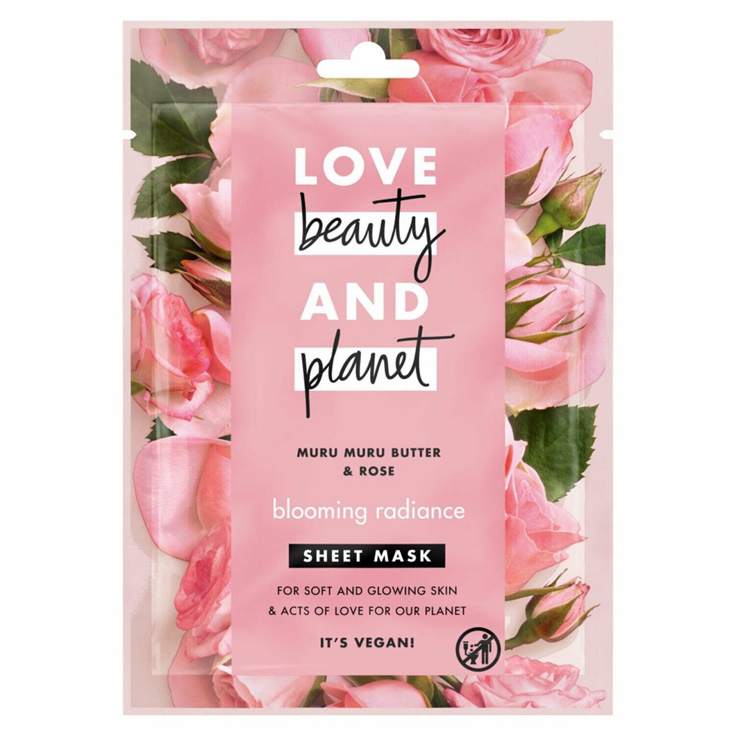 Love Beauty and Planet Sheet Mask for Revived & Soft Skin, 1pc Blooming Radiance