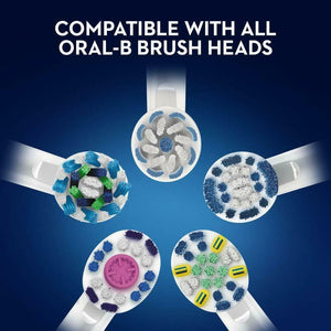 Oral-B Genius 8000 Rechargeable Electric Deep Clean Silver Toothbrush