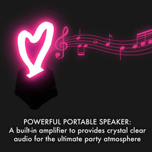 Load image into Gallery viewer, Aquarius NEON Bluetooth speaker with Vivid LED Lights