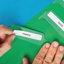 Load image into Gallery viewer, DYMO Labels Self Adhesive LW 220 Suspension File 12 mm x 50mm 1 Roll Authentic