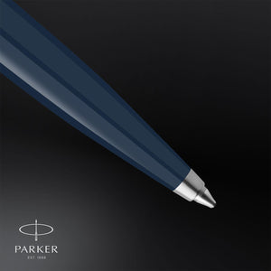 Parker 51 MidnightBlue Barrel MediumNib with BlackInk BallPoint Pen with GiftBox
