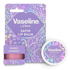 6x of 10g Vaseline Satin NonSticky & LongLasting Dani Dyer SweetCherry Lip Balm